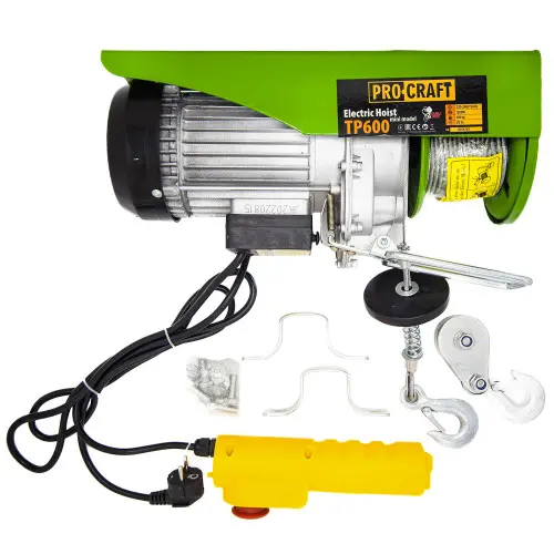 Электрический тельфер Procraft TP600 300/600кг TP600 фото
