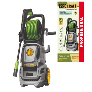 Мийка високого тиску Procraft CW1.8/140 Universal (1800Вт, 140 бар, 420 л/год, шланг 6 м) CW1.8/140 фото