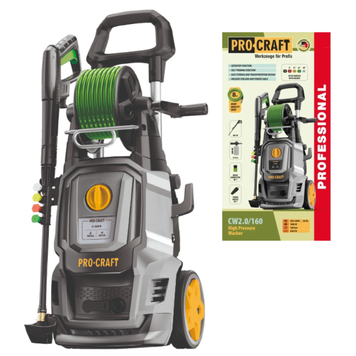 Мийка високого тиску Procraft CW2.0/160 Universal (2000Вт, 160 бар, 420 л/год, шланг 8 м) CW2.0/160 фото