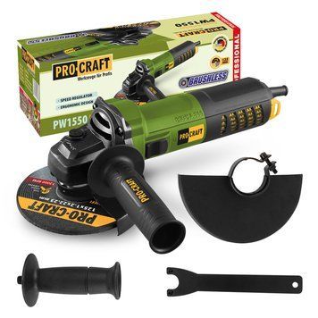 Кутошліфувальна машина безщіткова Procraft PW1550 125 мм PW1550  фото