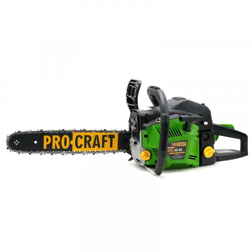 Бензопила Procraft GS50/2 (2 шини, 2 ланцюга - 40, 45) GS50/2 фото