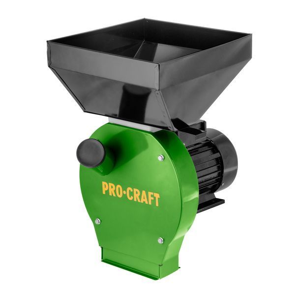 Зернодробілка електрична PROCRAFT PCM 3000 Кормоподрібнювач для зернових і качанів кукурудзи 5 сит PCM3000 фото