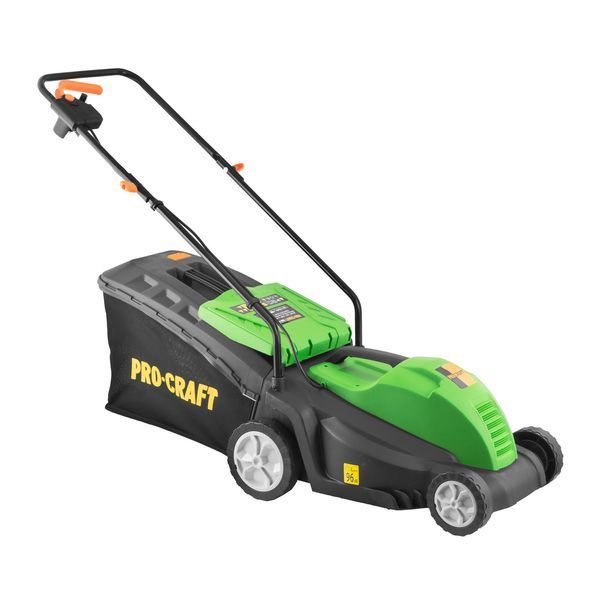 Электрическая газонокосилка Procraft NM1800, 1500 Вт, ширина 360 мм, высота 20&ndash;60 мм, травосборник 50 л. NM1800 фото