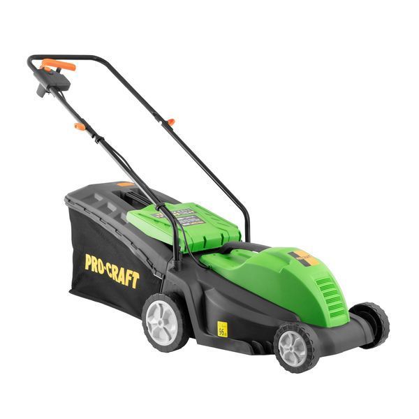 Электрическая газонокосилка Procraft NM1800, 1500 Вт, ширина 360 мм, высота 20&ndash;60 мм, травосборник 50 л. NM1800 фото