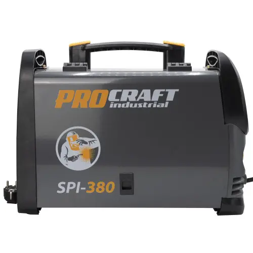 Інверторний зварювальний напівавтомат Procraft SPI380 New Зварювальний дріт 0,8мм (5 кг) Маска зварювальна Procraft SHP90-30 NEW SPI380 New фото