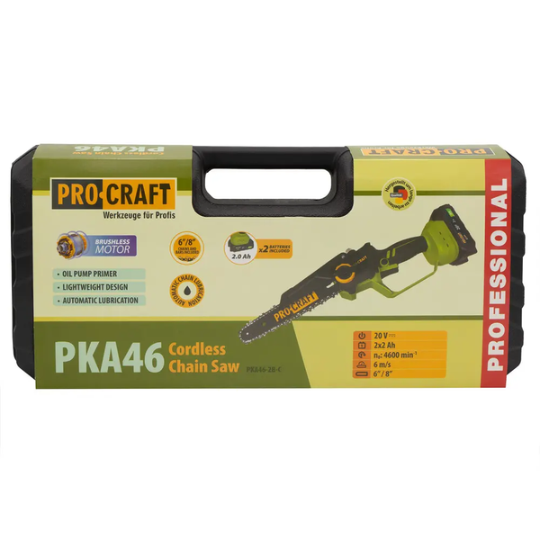 Акумуляторна міні пила Procraft PKA46 (2 акб) Кейс PKA46_2akb фото