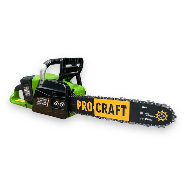 Акумуляторна ланцюгова пилка Procraft PCA40/2 АКБ 4Аг (зарядний пристрій + 2 акумулятори) PCA40/2_4Ah фото