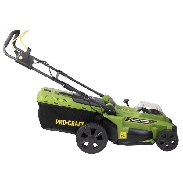 Акумуляторна газонокосарка Procraft PLM22bb, 20V, ширина 430 мм, висота 25&ndash;75 мм, травозбірник 50 л, без АКБ та ЗП PLM22bb фото