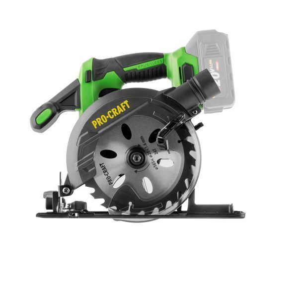Акумуляторна дискова пилка Procraft PCA32, 20В, 2 АКБ 4 Аг Type-C + ЗП 20/2 ECO, диск 165 мм PCA32_2akb_20/4Ah_zp20/2Eco фото