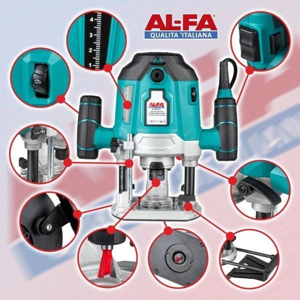 Фрезер электрический ALFA ALER205 2600 Вт. ALER205 фото